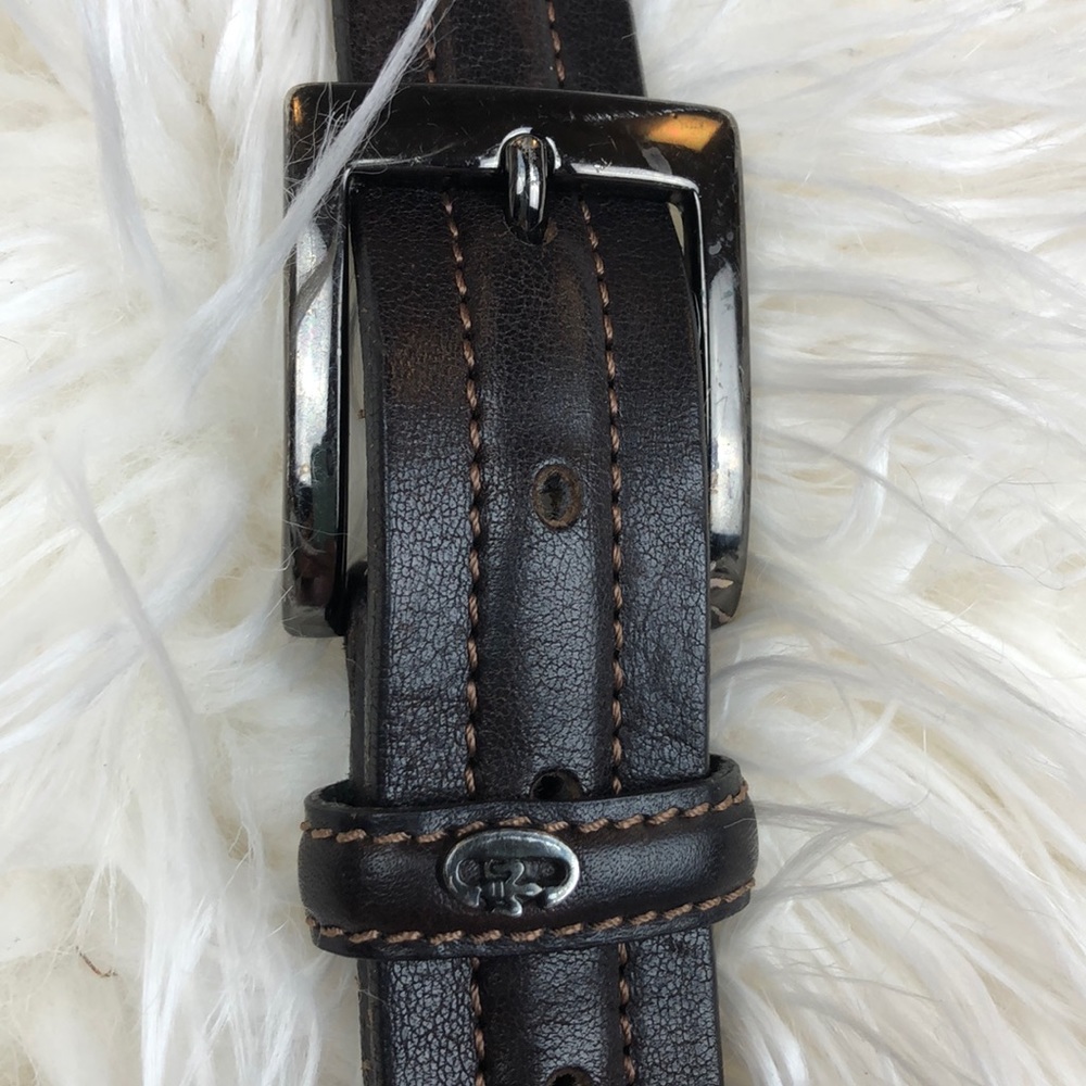 Men’s Conte of Florence Leather Belt, size 40